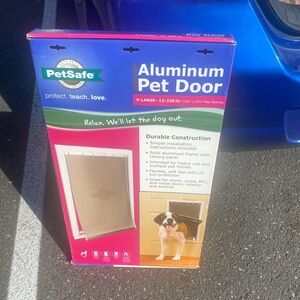 Aluminum pet door XL